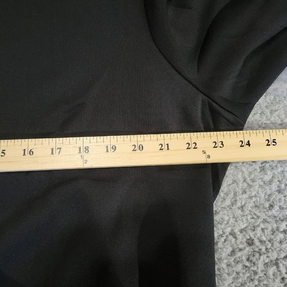 Girls With Curves Womens Jacket Draped Scuba Belted Pockets Black XL New - Picture 3 of 10